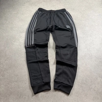 Adidas Originals SPRT Trackpant Noir Gris 3 Bandes Taille M Jogging Survêtement - Photo 1/4