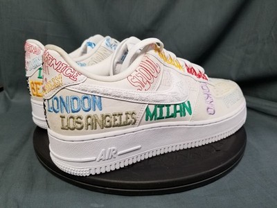 Nike Air Force 1 Low World Tour White Men's Size 8.5 NEW NO BOX
