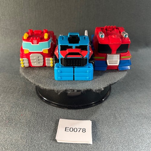Transformers Rescue Bots Optimus Prime And Heatwave Vehicle Figure Lot Hasbro - Picture 13 of 13
