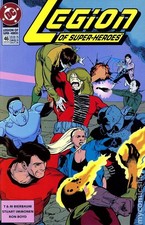 Legion of Super-Heroes #46 FN 1993 Stock Image