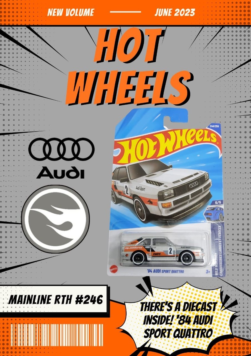 HOT WHEELS CASE P 2025 '84 AUDI SPORT QUATTRO RTH TREASURE
