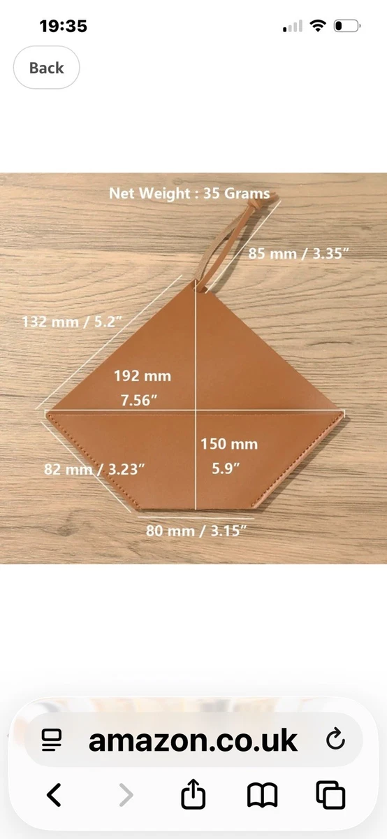 Nuevo Soporte de filtro de cono de café de cuero PU Bolsa de almacenamiento Filtro de café Almacenamiento.