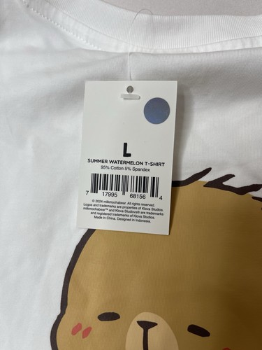 Camiseta Milk Mocha Bear Verano Sandía Nueva Colección Talla L-XL-XXL - Imagen 15 de 15