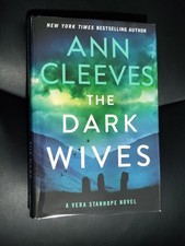 Signed Ann Cleeves Dark Wives Vera Stanhope Hardcover Near Fine Condition
