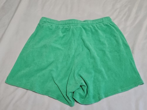 Pantalones Cortos Andy Cohen X Sant and Abel Verde Terry Paño Playa Cabaña Talla Pequeña W28×L3 - Imagen 2 de 7
