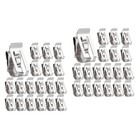  2 Pieces Photovoltaic Panel Wire Clips Stainless Steel Cable Clamp