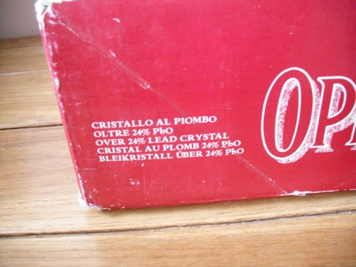 6 bicchieri e decanter Royal Crystal Rock OPERA cristallo piombo whisky rocce in scatola - Foto 19 di 20