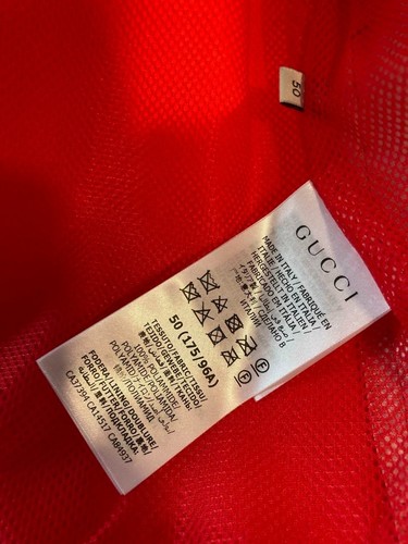 Chaqueta Gucci Nylon Color Rojo Talla 50 L Hombre - Imagen 5 de 13