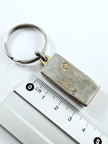 PORTE-CLES - LINGOT Miniature Construction BTP - SPIE BATIGNOLLES Métal Vintage - Picture 3 of 3