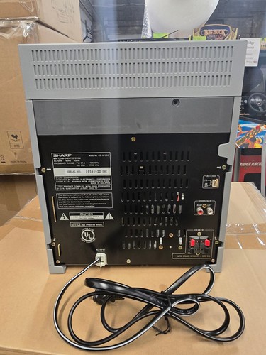 SHARP CD-XP500 AM/FM - 3-CD Changer - 2 CASSETTE Decks -300 Watt (UNIT ONLY) - Picture 4 of 5