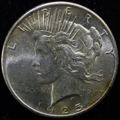 1925 $1 PEACE SILVER DOLLAR ~ BU #P8