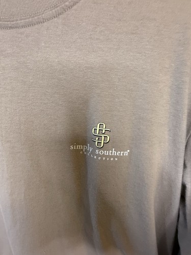 T-shirt manica lunga Simply Southern taglia media cuori selvaggi non possono essere spezzati - Foto 3 di 5