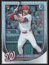 2025 Bowman #42 Dylan Crews Chrome Mojo Refractor