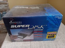 VTG RARE NEW  Imation Super Disk  120MB Drive Parallel Port for Windows Sealed