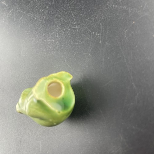 Hand Painted Ceramic Miniature Frog Figurine 1.5" Tall Vintage - Picture 5 of 8