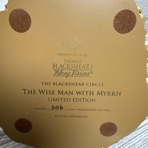 RARE THOMAS BLACKSHEAR Ebony Visions " The Wise Man With  Myrrh" Limited Edition - Picture 16 of 23