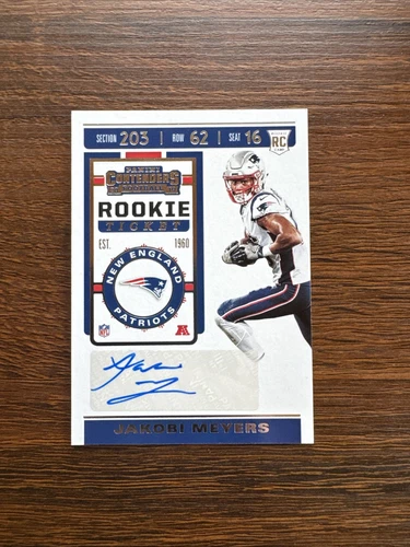 2019 Contenders - JAKOBI MEYERS - Rookie Ticket RC Auto