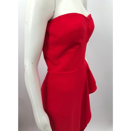 Dress the Population Kai Red Strapless Floor Length Gown M Formal Dress - Picture 7 of 14
