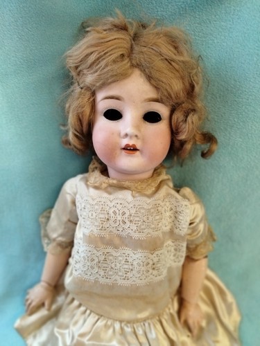 💙 Antique 21" 🍃🌸Bisque Head "Special" Doll🌸🍃  (needs tlc) - Picture 3 of 24