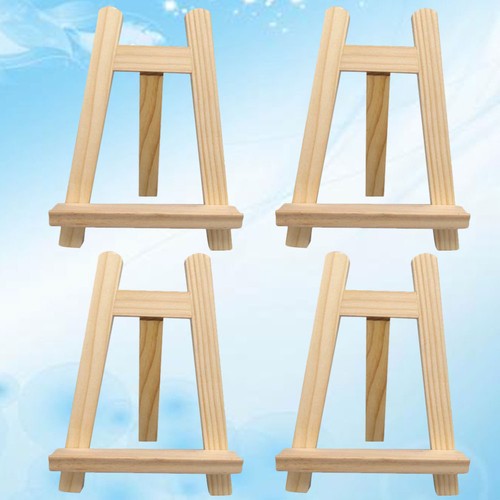 4 Pcs Small Easel Office Canvas Stand for Painting Mini Wood Wooden Rack - Picture 9 of 11