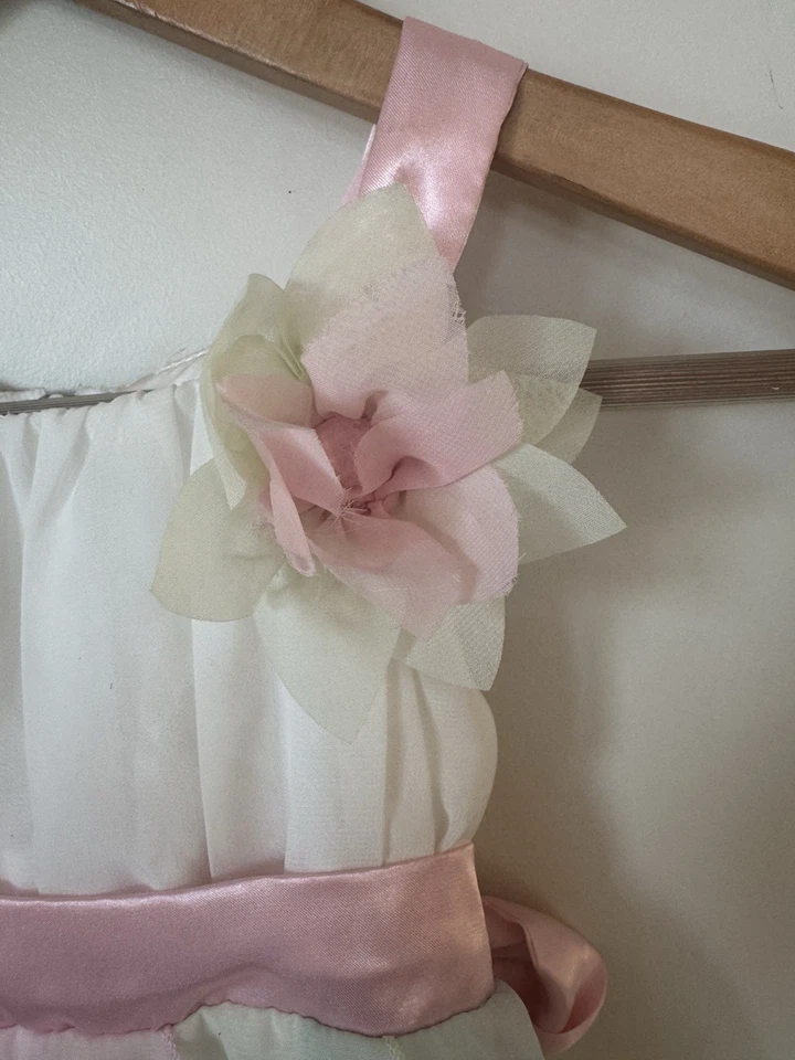 Girls Biscotti Dress Event Holiday Wedding Petals Easter Pastels Size 6 - Image 2 of 4