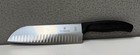 Victorinox Fibrox 7-Inch Granton Edge Santoku Knife Black