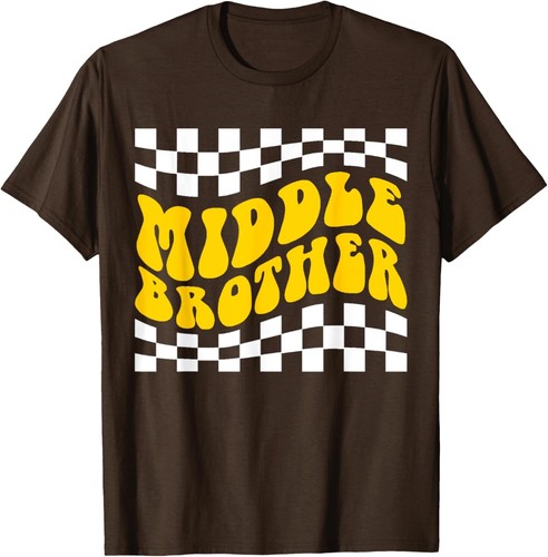 Funny Middle Brother Gift Present for Adults Kids Men Boys T-Shirt Hoodie - Picture 10 of 12