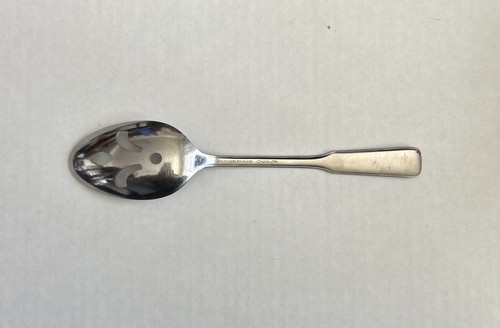 Wm A Rogers Oneida FRIENDSHIP Stainless Slotted Serving Spoon Preowned - Picture 2 of 3