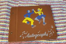 Vintage Autograph Book: 1940s School Signatures  Ephemera