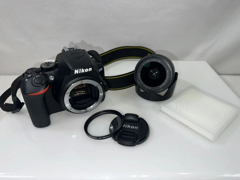 Nikon D350024.2MP DSLR Camera with 18-55mm f/3.5-5.6G VR Lens Kit–Box&Camera Bag - Image 3 of 4