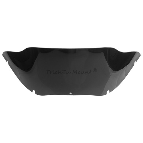 Fit For Harley Road Glide FLTR FLTRX 1998-2013 9.5" Black Windshield Windscreen - Picture 9 of 16