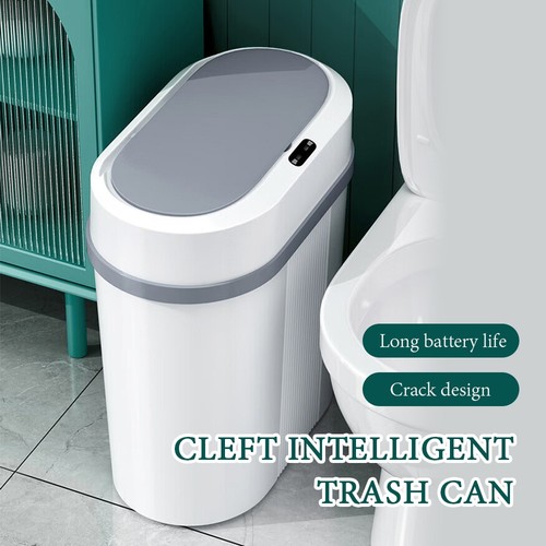Motion Sensor Trash can Automatic Garbage Can Contactless for Bedroom Kitchen ^ - Picture 12 of 12