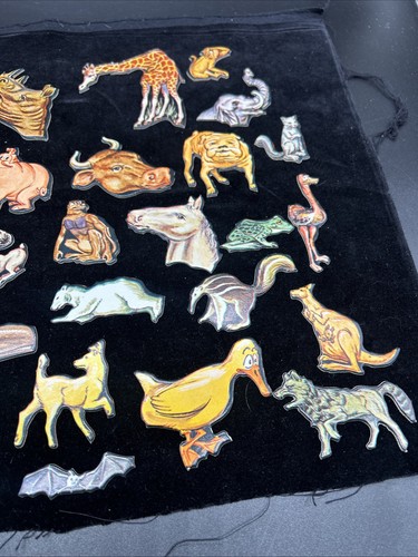 VTG Cadaco Jumble-Fits Animal Cluster Puzzle #1 Complete Hint Card Game Toy USA - Picture 10 of 12