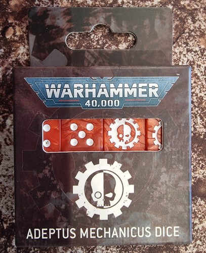 Warhammer 40K - Adeptus Mechanicus Dice Set - Sealed