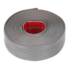 Wall Corner Protectors, Self-Adhesive Edge Guard, Gray Wood 0.12"x1.6"x16 ft