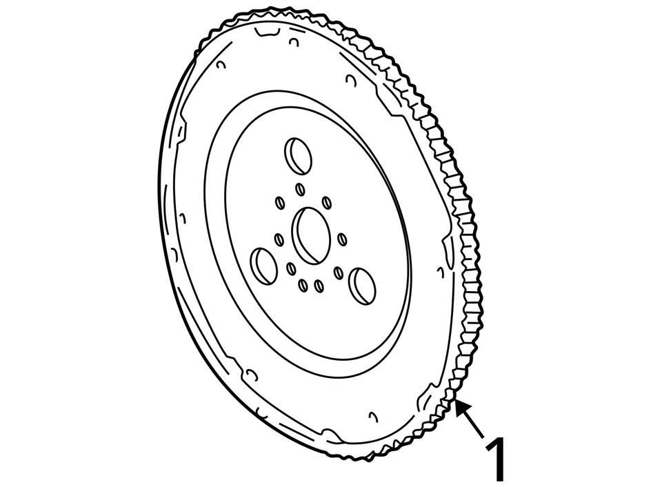 Placa flexible de Toyota 4Runner 2005 4,7 L AT 11894446 Foto 4 de 4