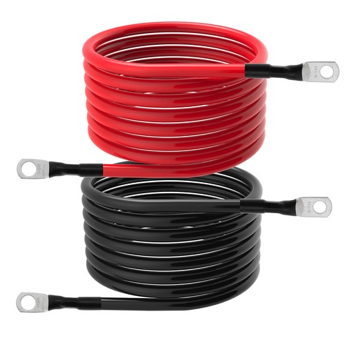 5 AWG Battery Cables 5 Gauge Power Inverter Cables with 3/8 Inch and 5/16 Inc... - Picture 7 of 9