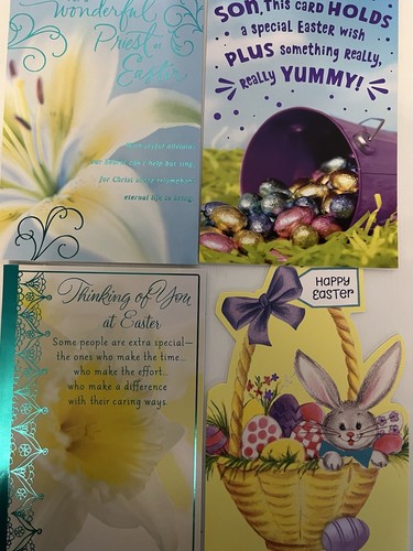 Hallmark Easter Cards - Lot of 20 Mixed Size - New with Envelopes - Picture 3 of 3