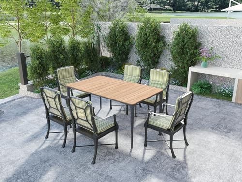 Indoor Outdoor High Back Chair Cushions Replacement Patio Olefin Deep Green - Bild 5 von 6