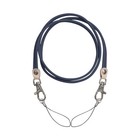Gourmandise Neck Strap, Leather Type, Navy, MRP-07NV