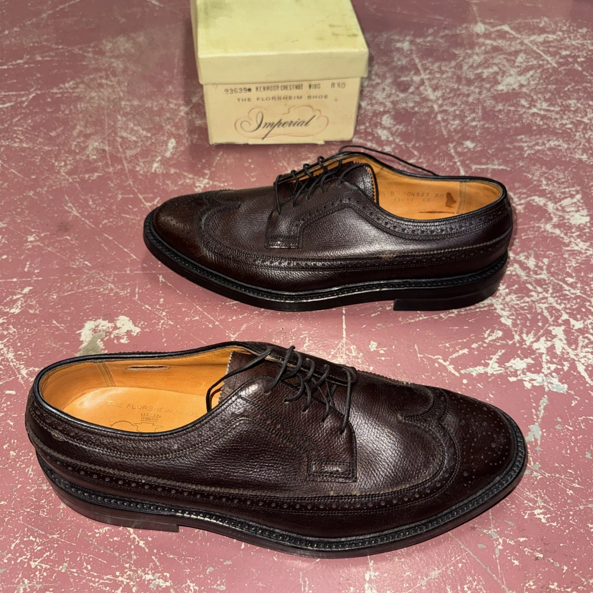 Florsheim Black Wingtip Dress Shoes for Men for sale | eBay