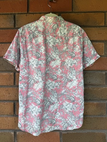 TED BAKER Hawaiihemd Kurzarm Knopfleiste | Rosa | Herren Größe 3 - Medium - Bild 2 von 16