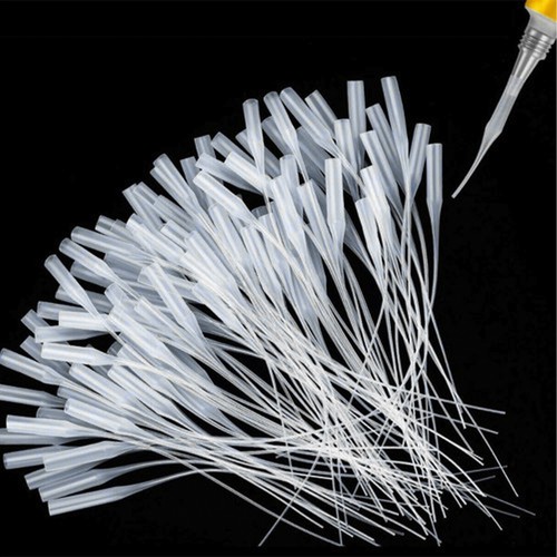 Super Colla Micro Ugelli Punta Ugello Adesivo Precisione Colla Dispenser Punte 100X - Foto 11 di 24