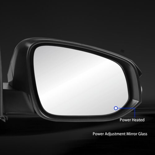 Passenger Side Black Mirror for 2012-2015 TOYOTA RAV4 Power Heated Turn Signal - Picture 2 of 11
