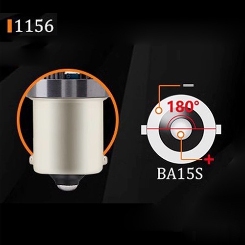 1 Pair 1156 BA15S 144SMD Canbus White 18W Car Brake Reverse Lamp Tail Light Bulb - Picture 7 of 10