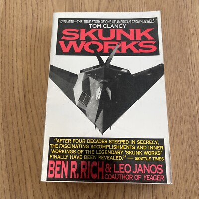 Skunk Works Personal Memoir of My Years At Lockheed 1994 Paperback