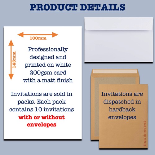 POKEMON PARTY INVITATIONS - 10 invites & envelopes - Picture 2 of 3