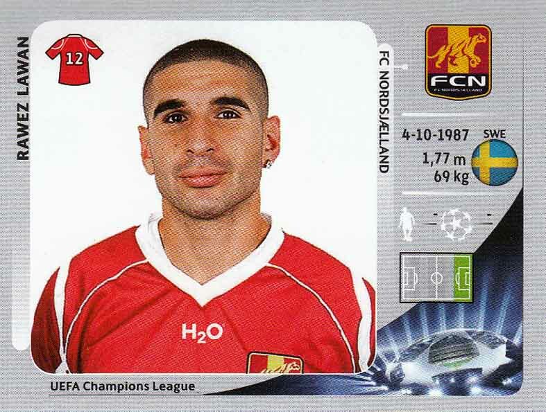 Panini Sticker Champions League 2012/2013 370 Rawez Lawan FC