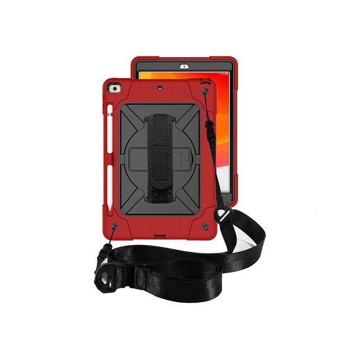 Für iPad 10.2 Tablet Case iPad 9. 8. 7. Hülle mit Handgurt Schultergurt - Bild 17 von 37
