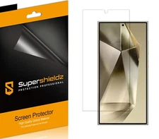 3X Supershieldz Clear Screen Protector Saver for Samsung Galaxy S24 Ultra